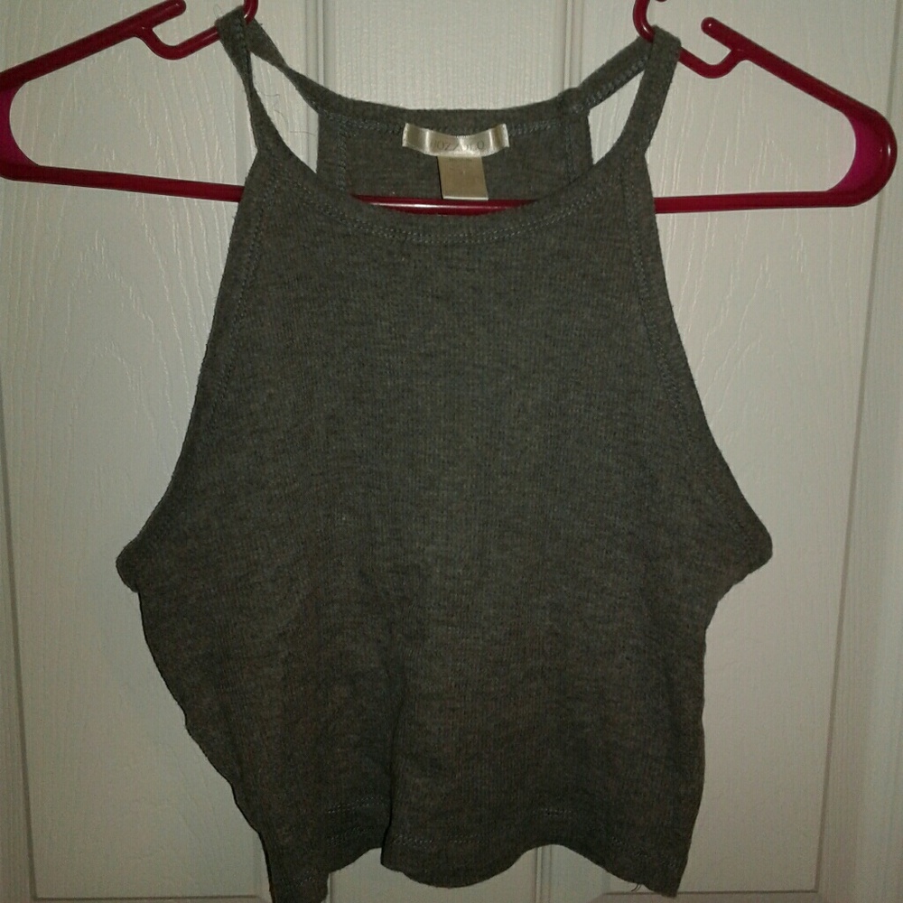 Halter crop top